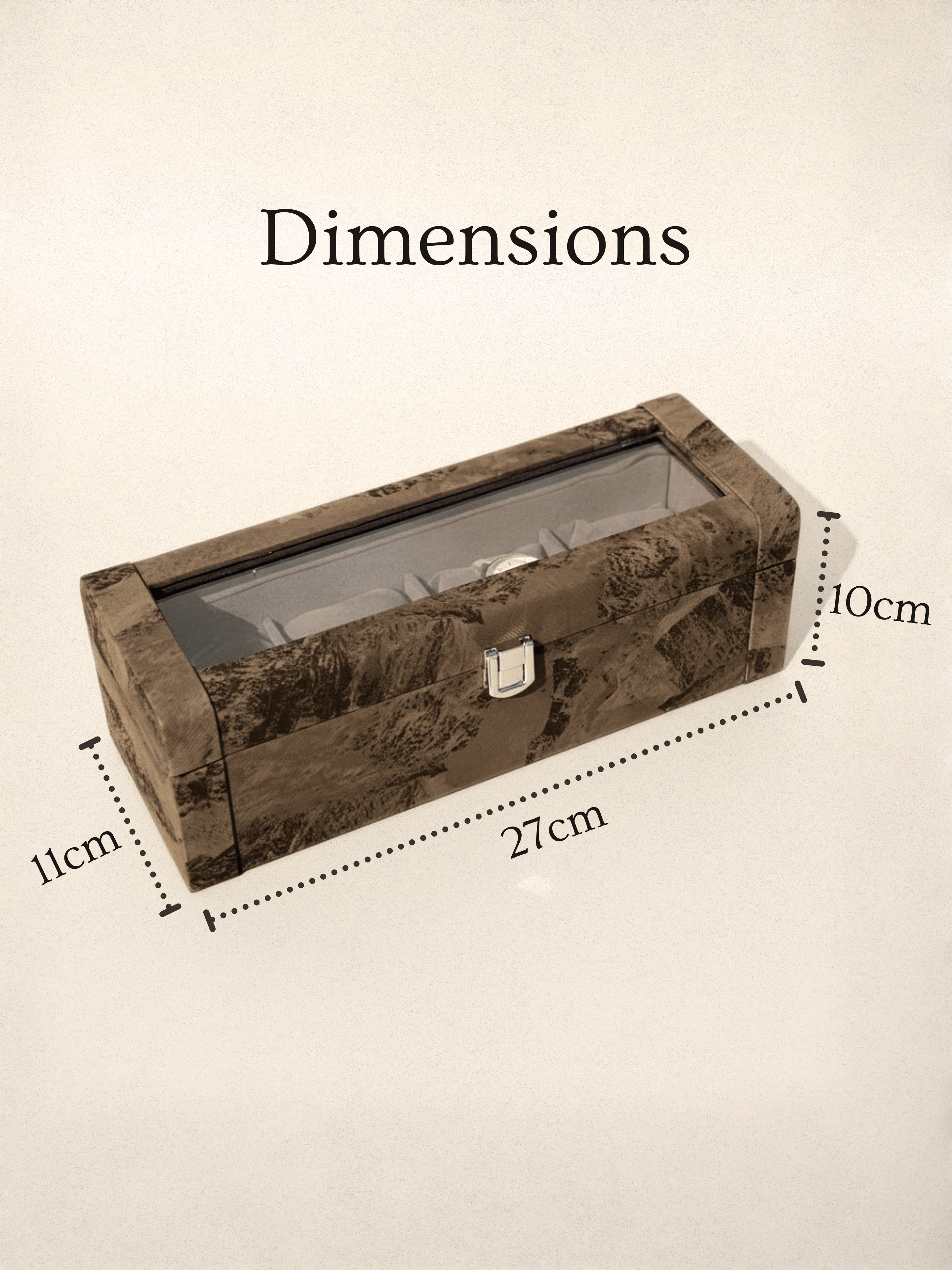 Indo Mocha Watch Box - 4 Slots