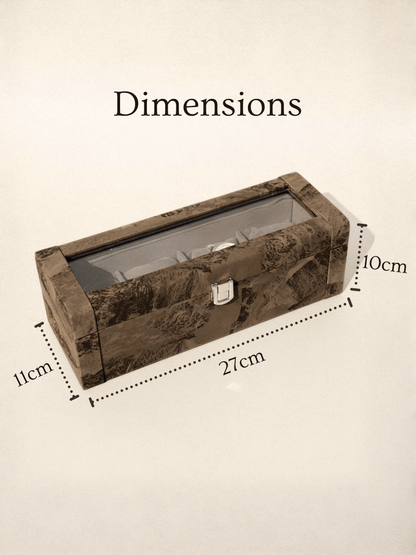 Indo Mocha Watch Box - 4 Slots