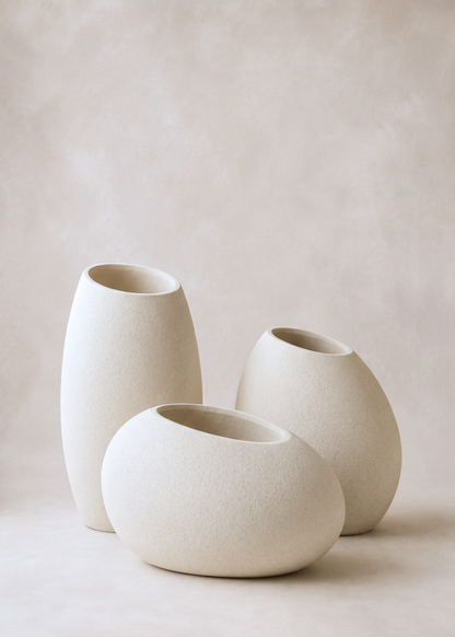 Acropolis Planter - Ivory