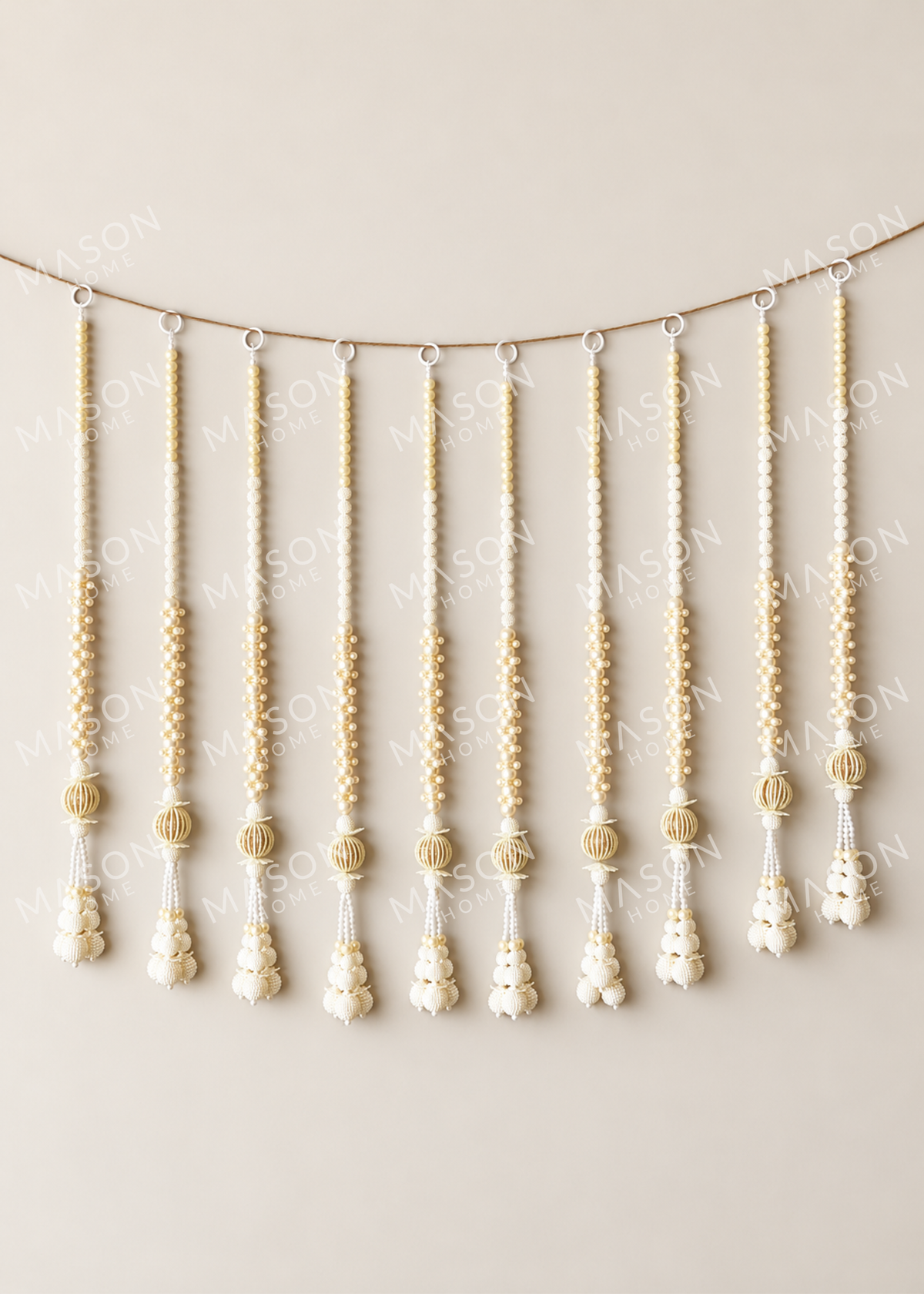 Festive Pearl Hanging - Set of 10
