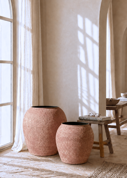 Mesa Planters - Rustic Brown