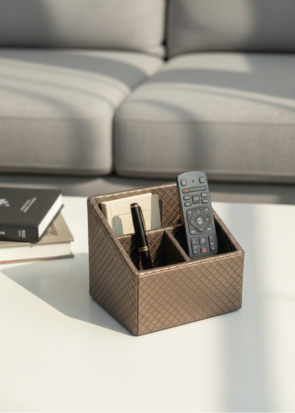 Braided Remote Holder Brown