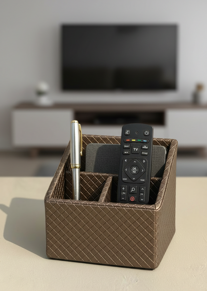 Braided Remote Holder Brown