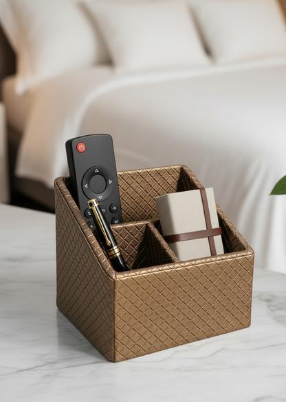 Braided Remote Holder Brown