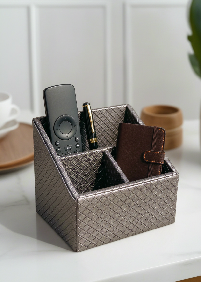 Braided Remote Holder Grey