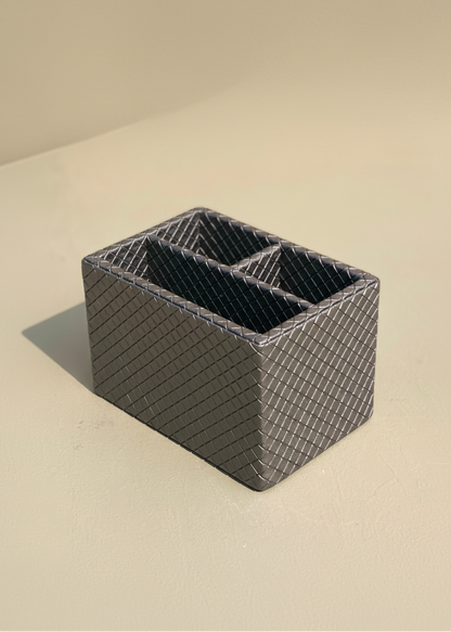 Braided Grey Cutlery Holder