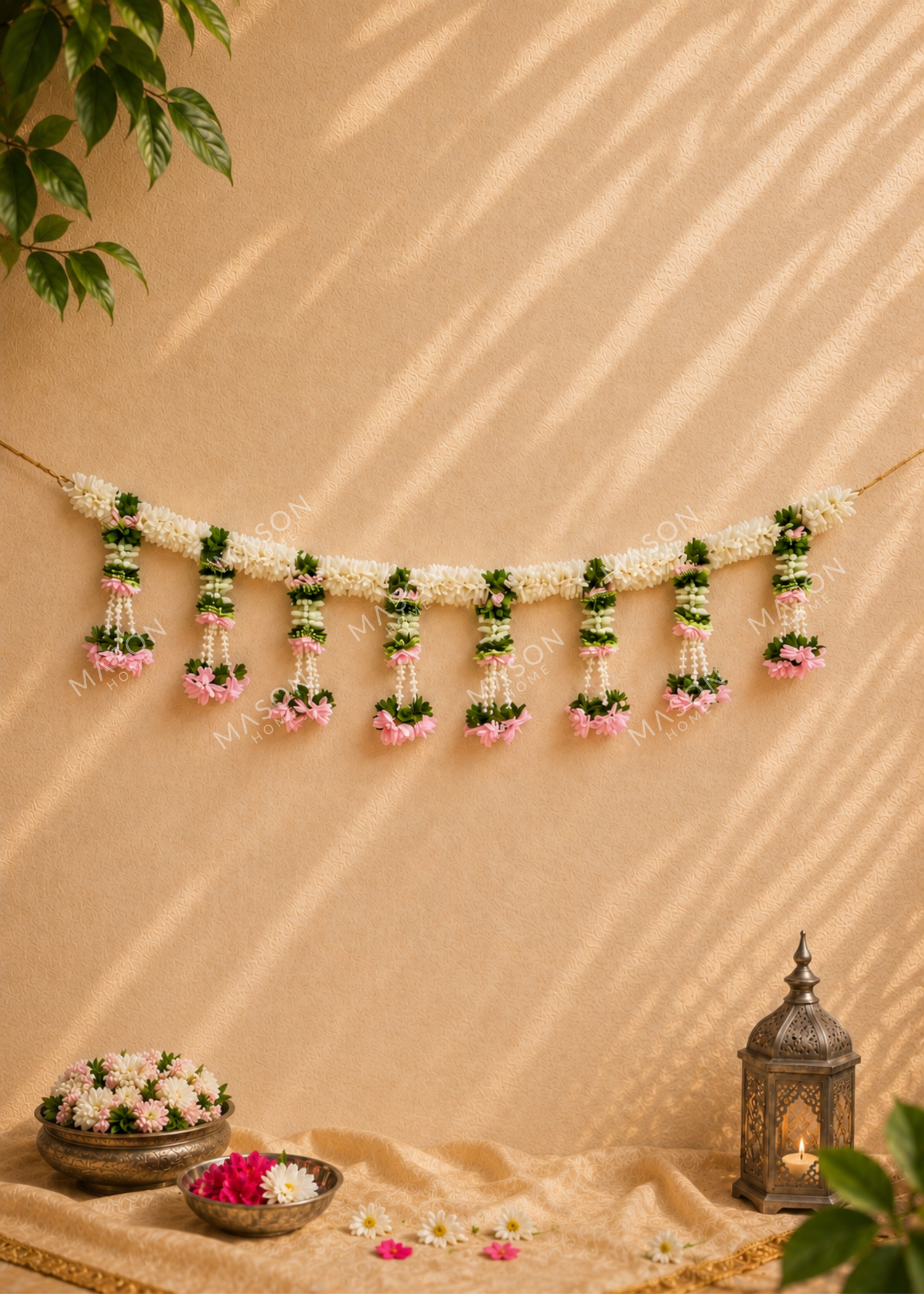 Festive Blush Mogra Toran