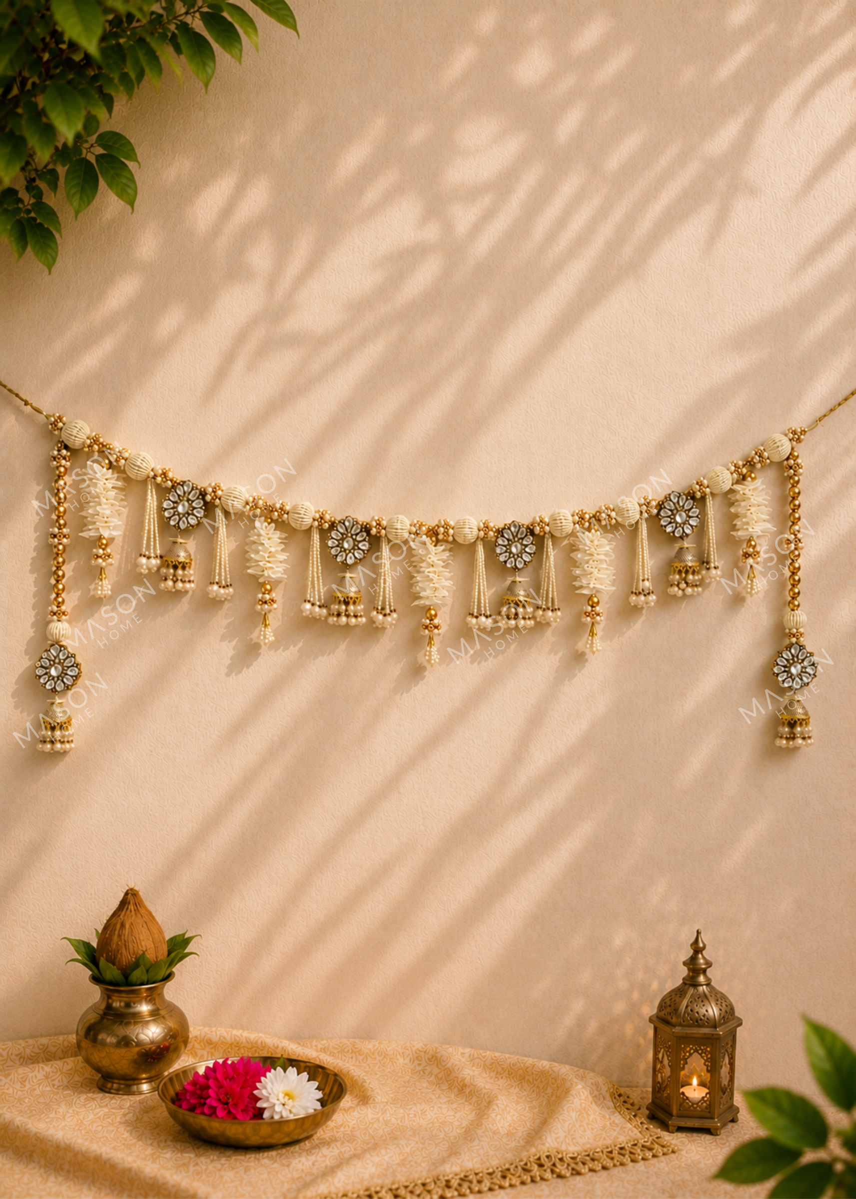 Festive Kundan Moti Toran