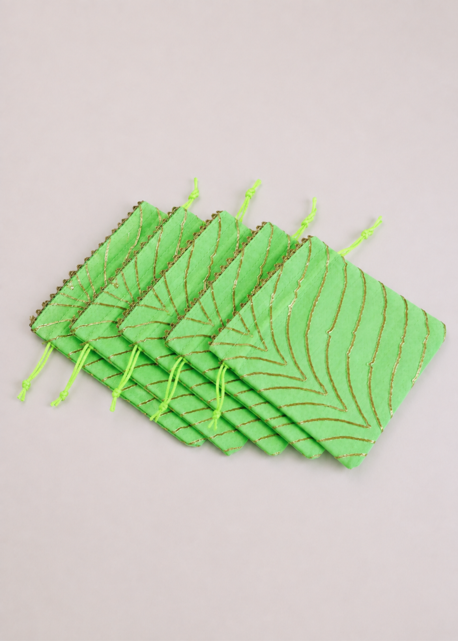 Noor Batwa Green - Set of 5