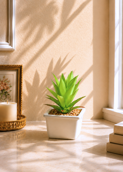 Artificial Agave Tabletop Plant