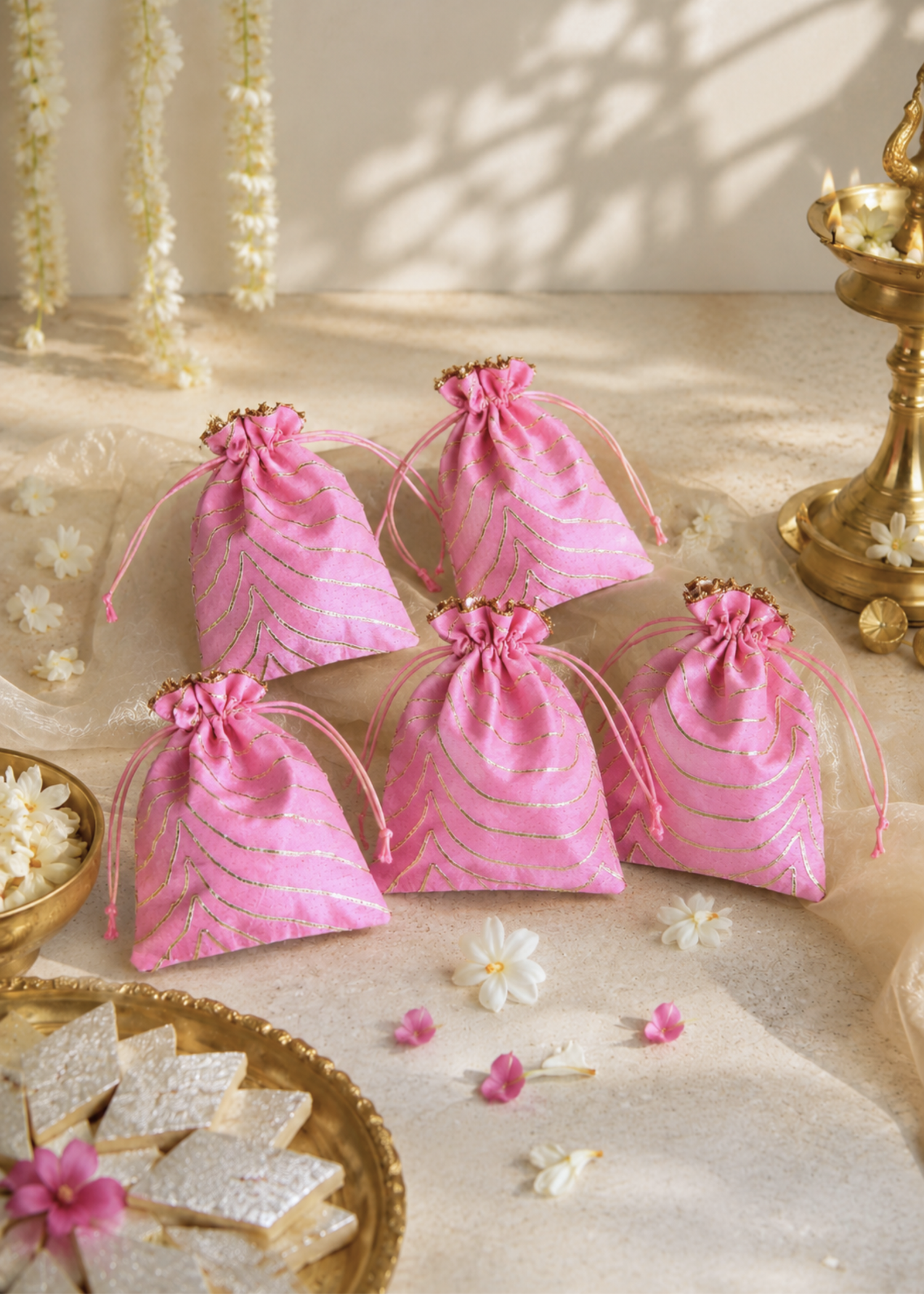 Noor Batwa Pink - Set of 5