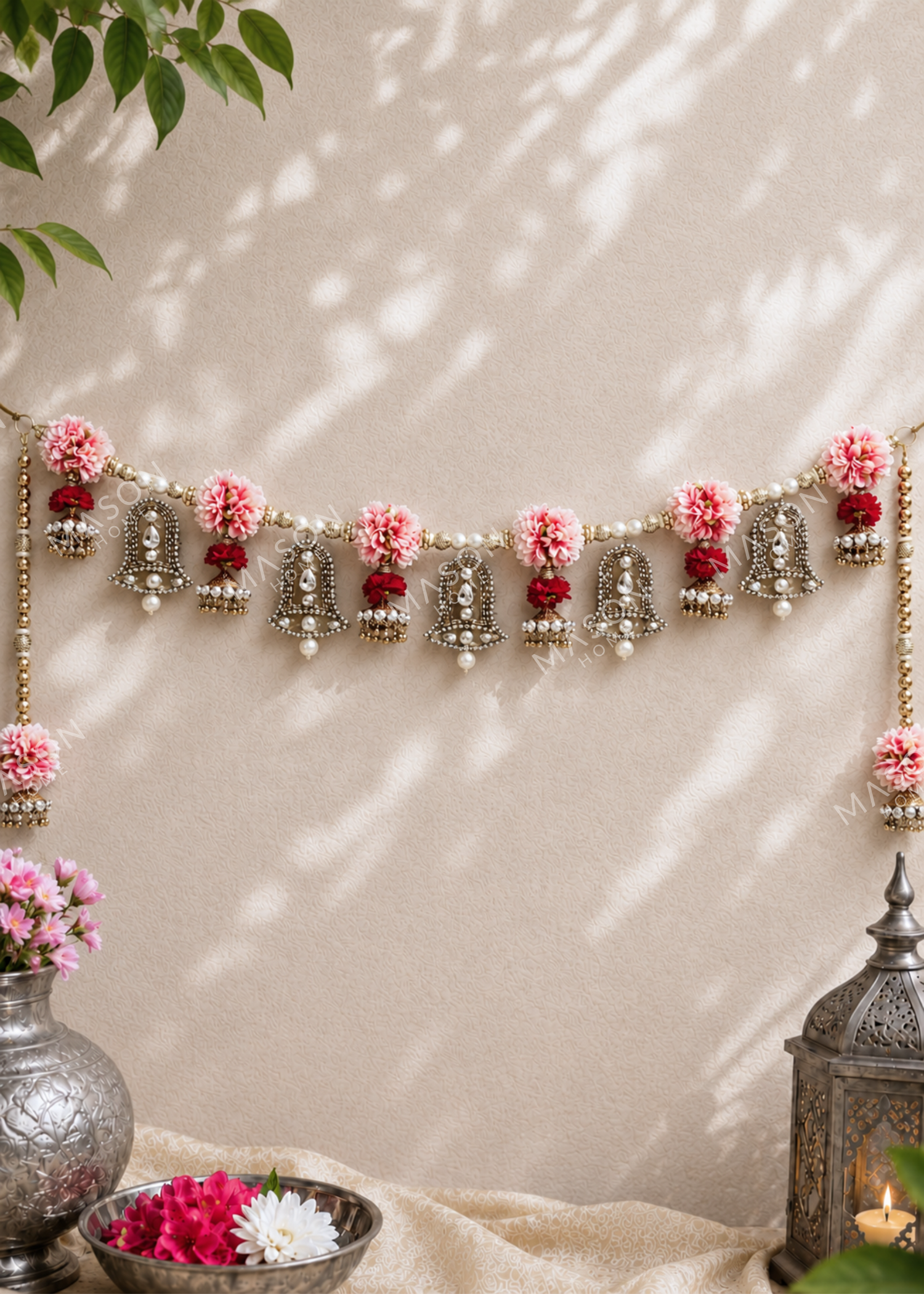 Festive Kundan Bell Toran
