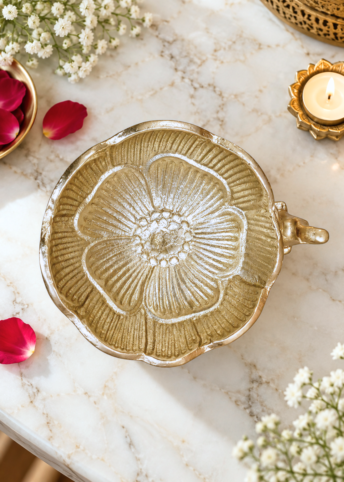 Aangan Elephant Gold Urli