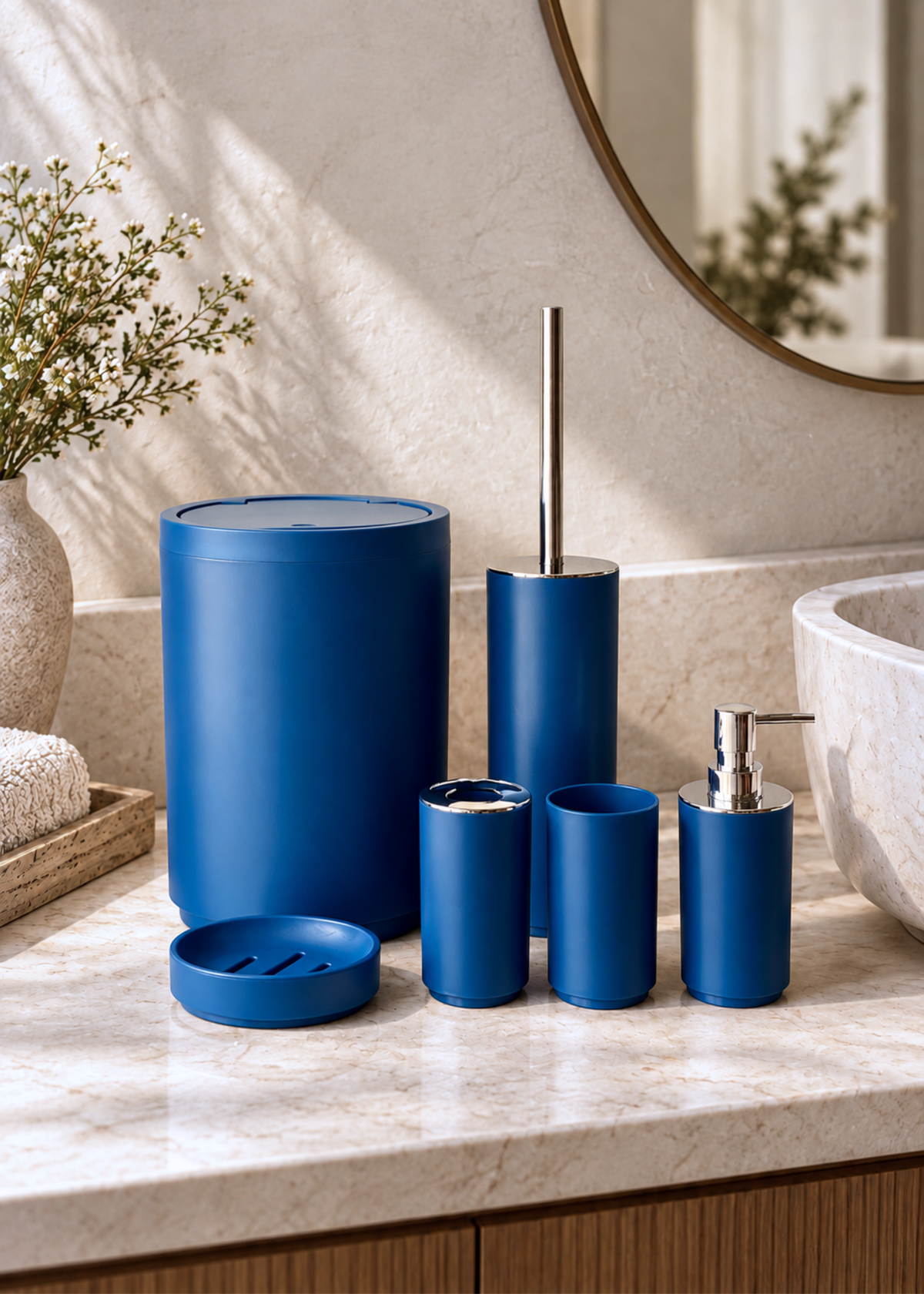 Cobalt Bathroom Set