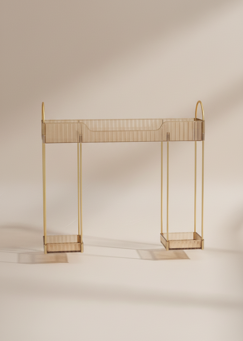 Washbasin Storage Rack - Amber