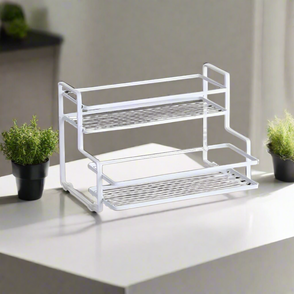 2 Tier Organiser - White