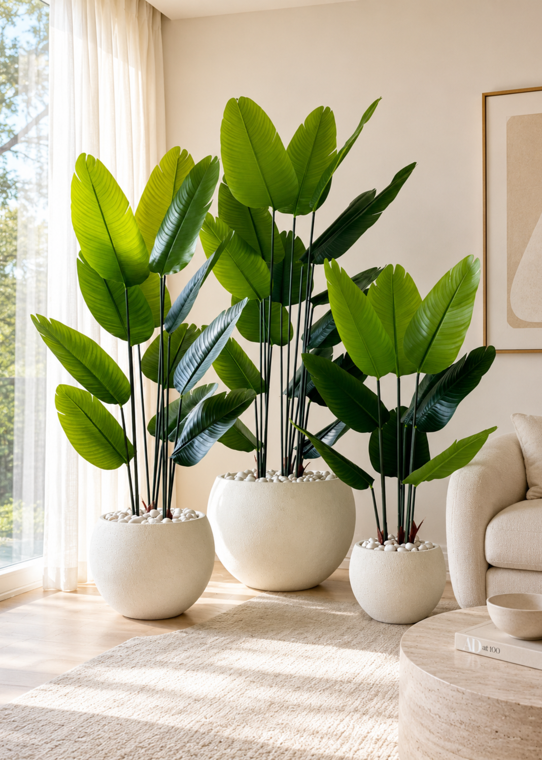 Artificial Lush Travellers Palm - 6 Feet