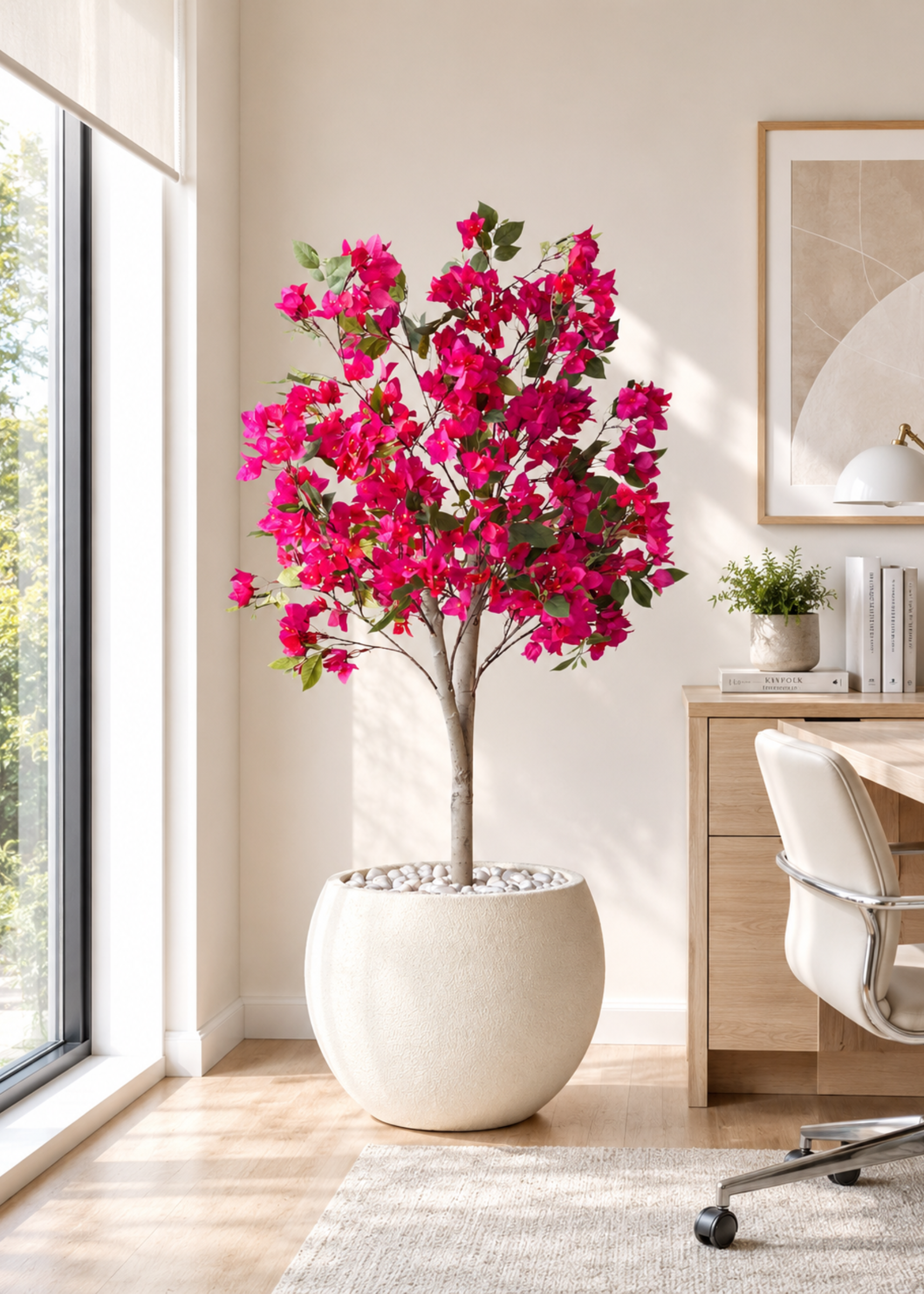 Artificial Pink Bougainvillea Plant - 5 Feet