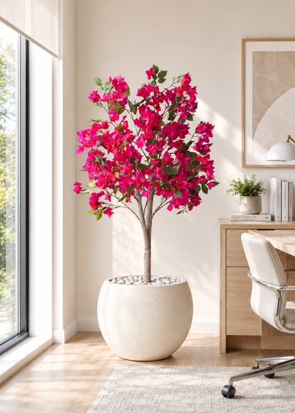 Artificial Pink Bougainvillea Plant - 5 Feet