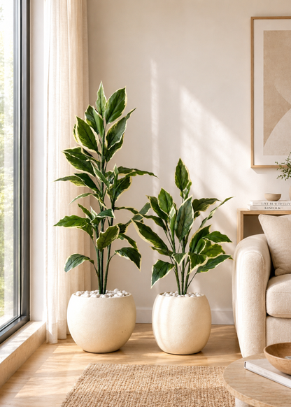 Artificial Hosta Plant - 3.5 Feet
