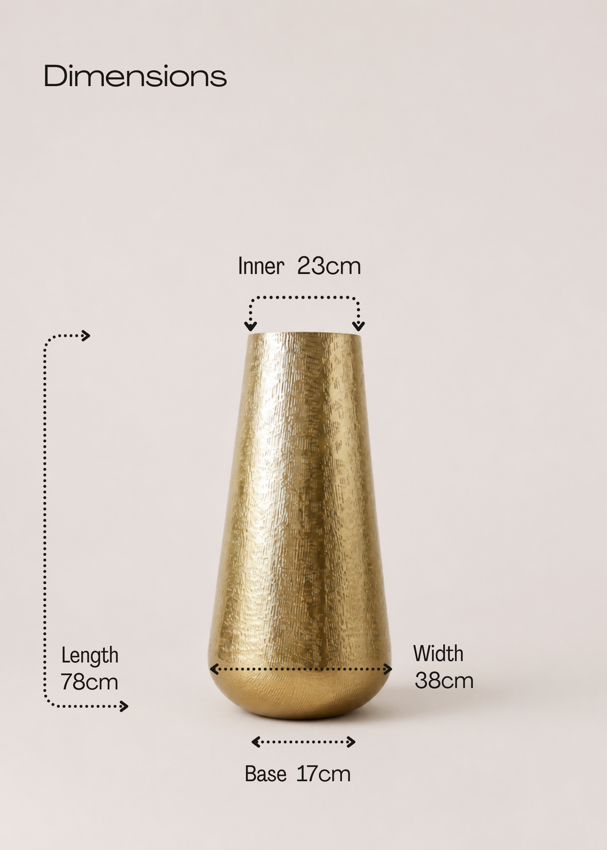 Babylon Planter - Gold