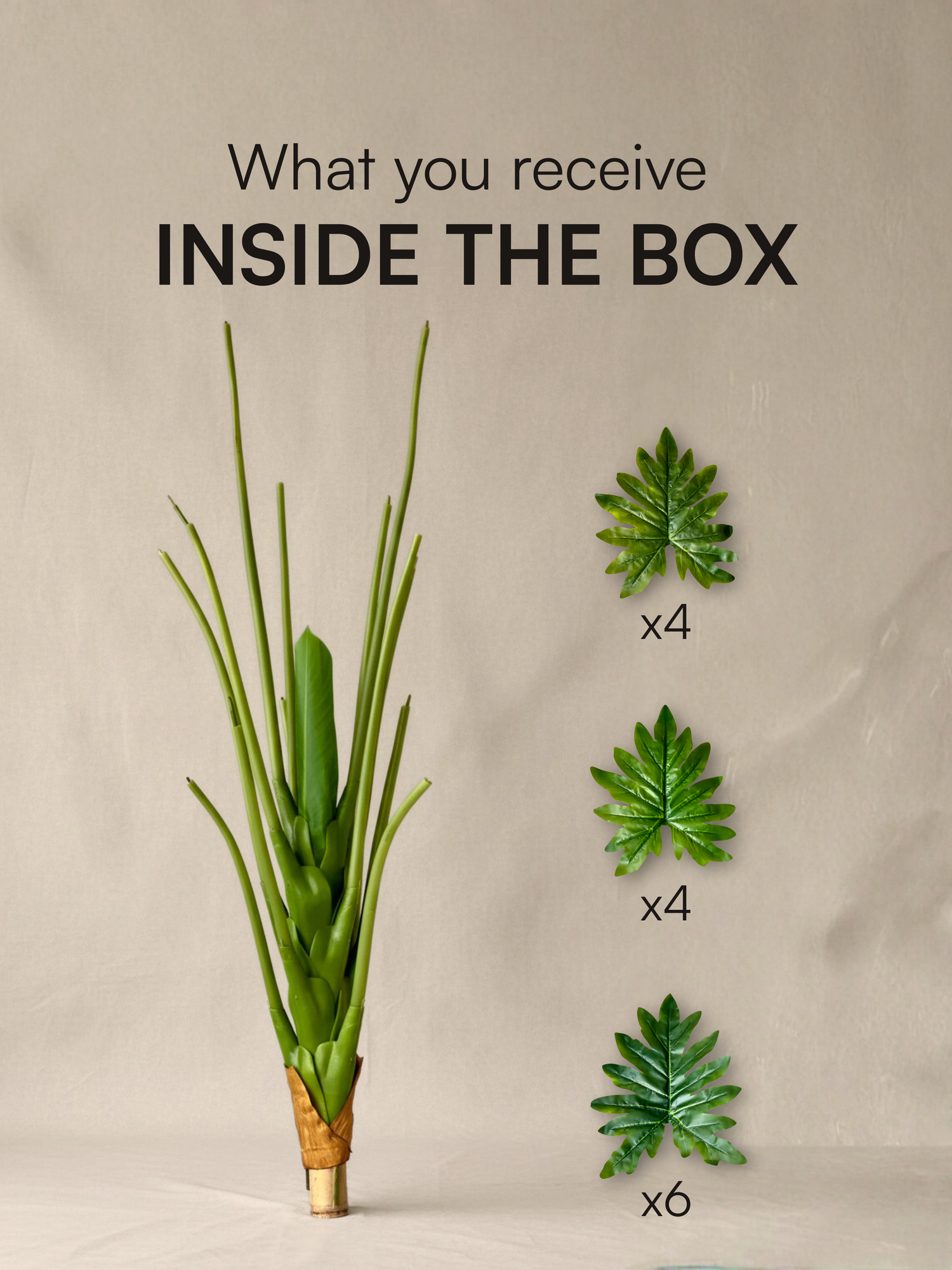 Artificial Midas Philodendron Plant - 4 Feet