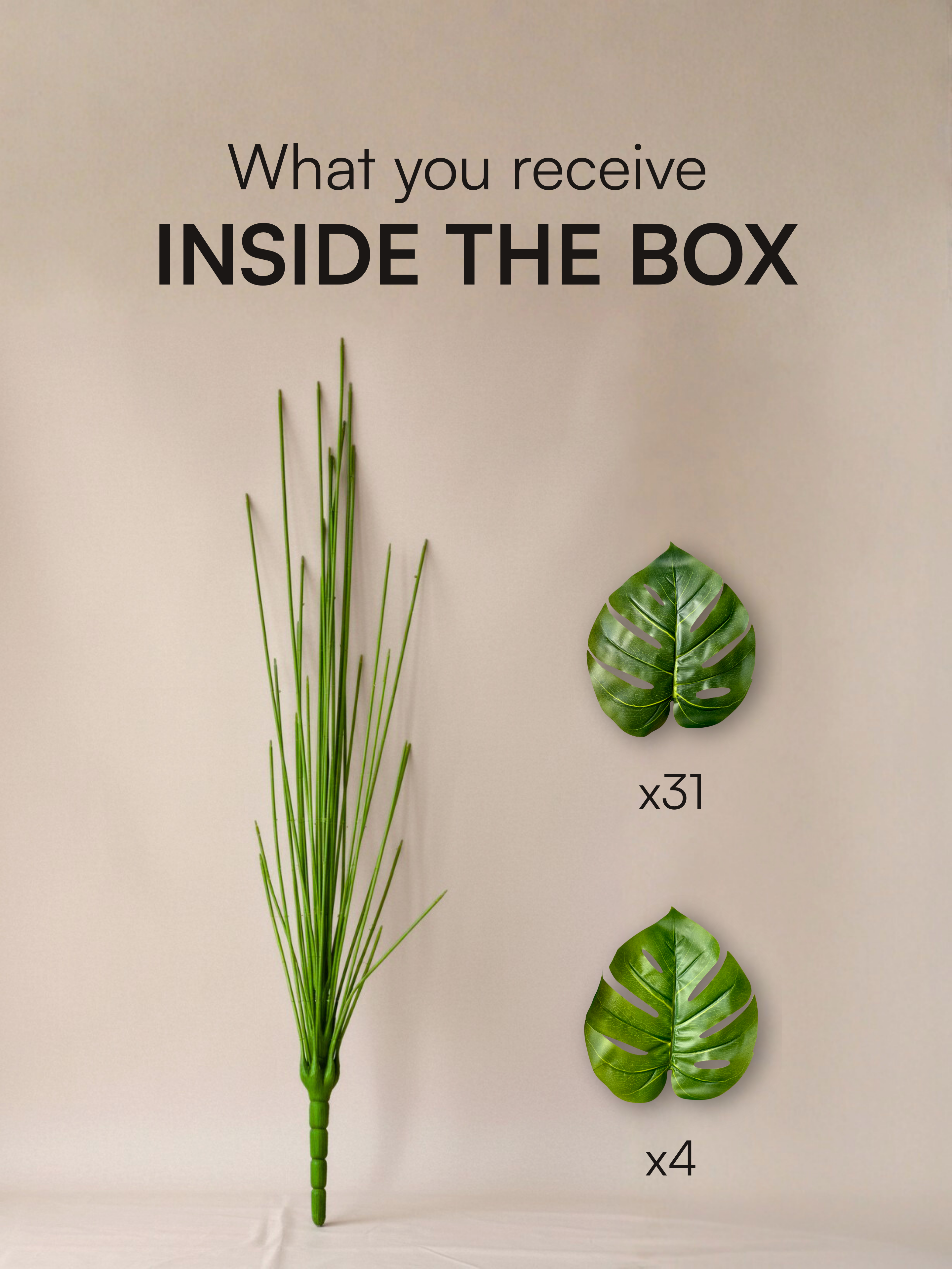 Artificial Midas Monstera Plant - 4 Feet