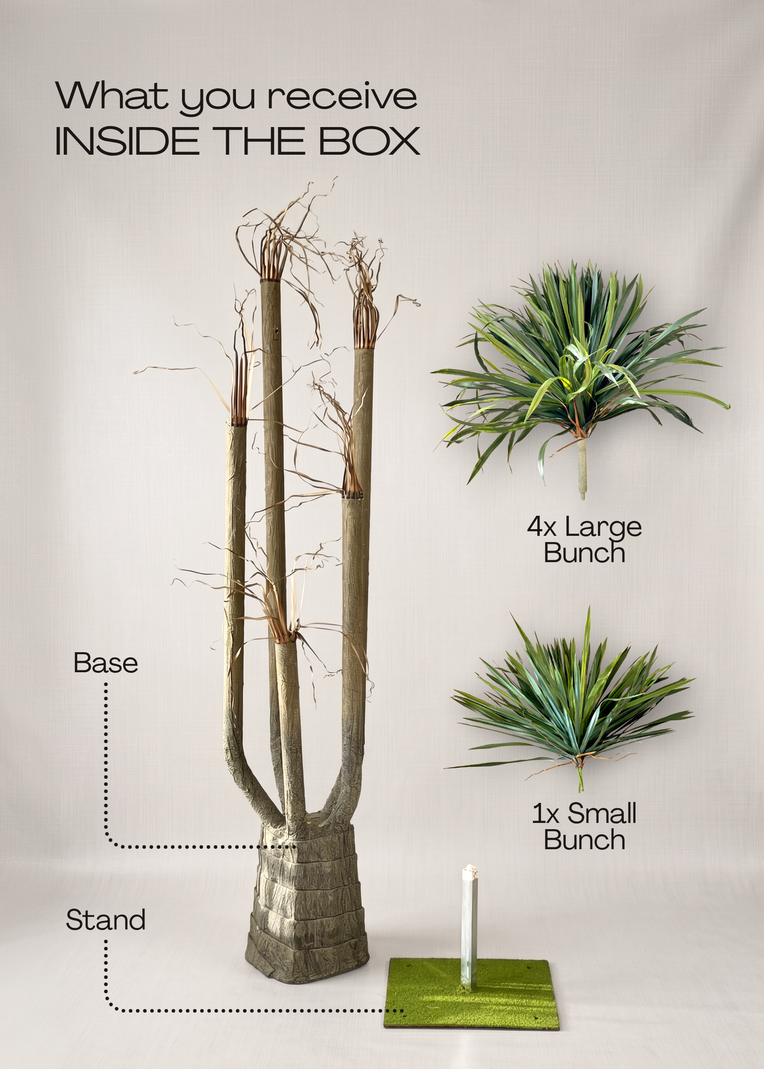 Artificial Dragon Quintara Plant - 7 Feet