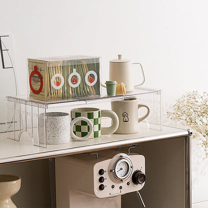 Expandable Clear Rise Shelf