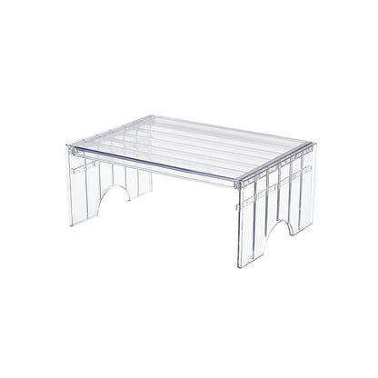 Expandable Clear Rise Shelf