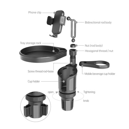 DriveMate Cup &amp; Tray Organizer