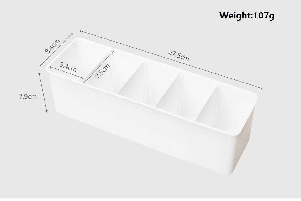 Small Storage Tray  With Divider (Set of 3)