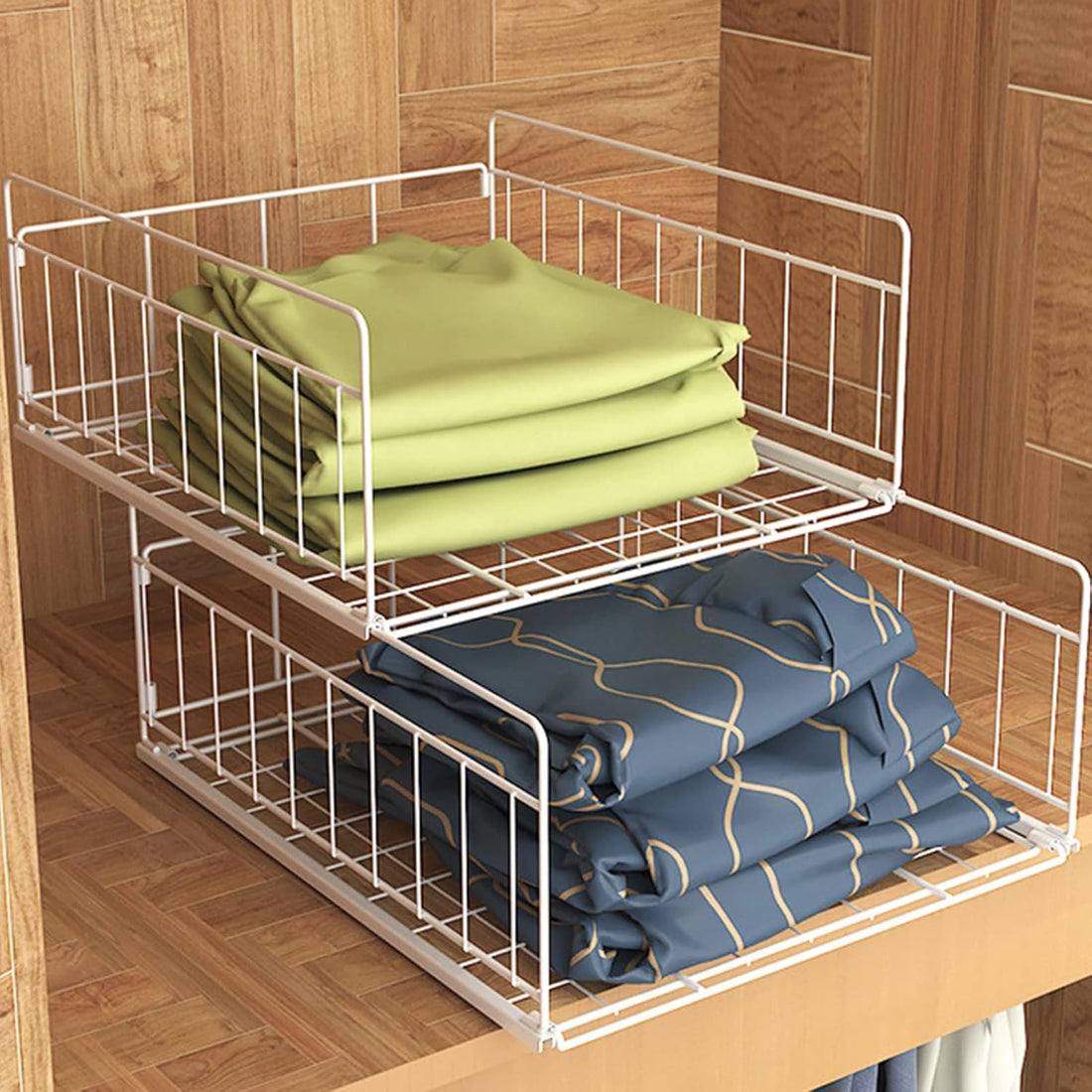 Wardrobe Stackable Rack (2 -Tier)