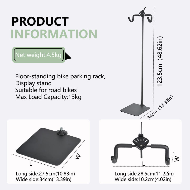 Floor-Standing Bike Display Rack
