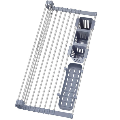 Expandable Roll Up  Dish Drying Rack