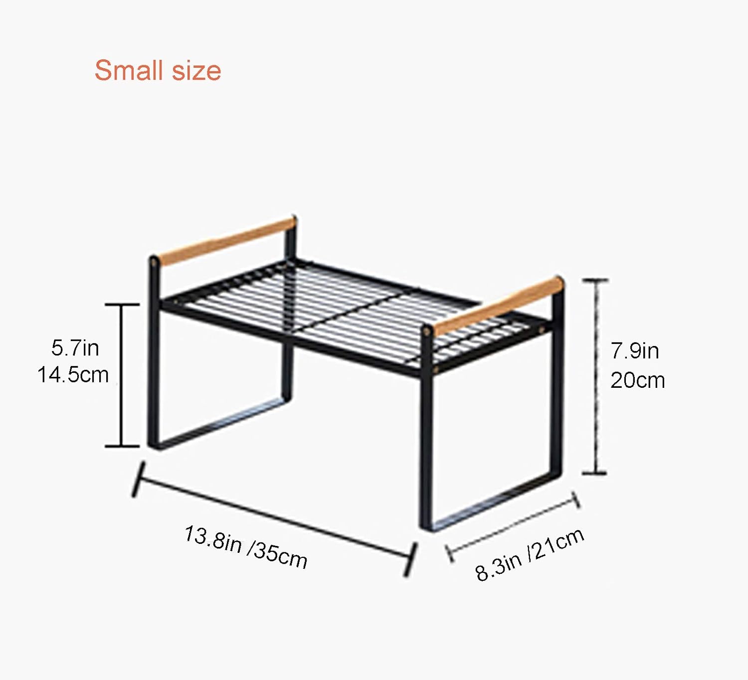 Countertop Table Riser Size- S (Black)