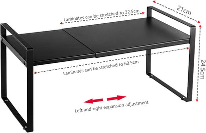 Expandable Countertop Riser Table - Black