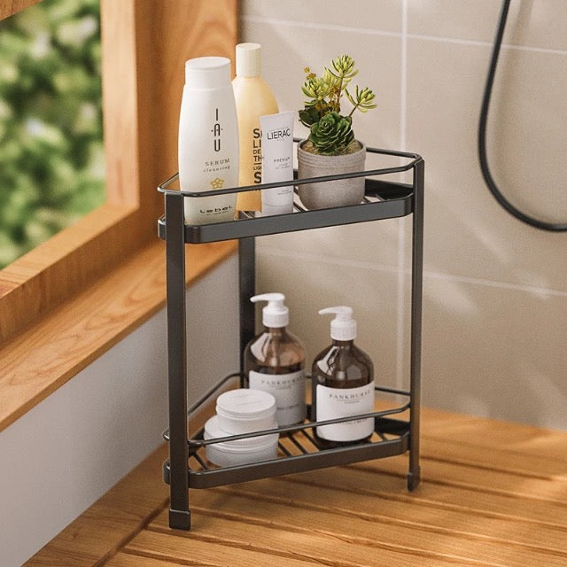 Corner Countertop Shelf - Black