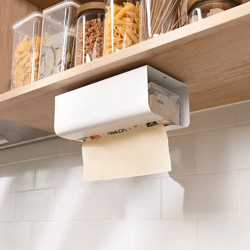 Tissue Box Dispenser - White