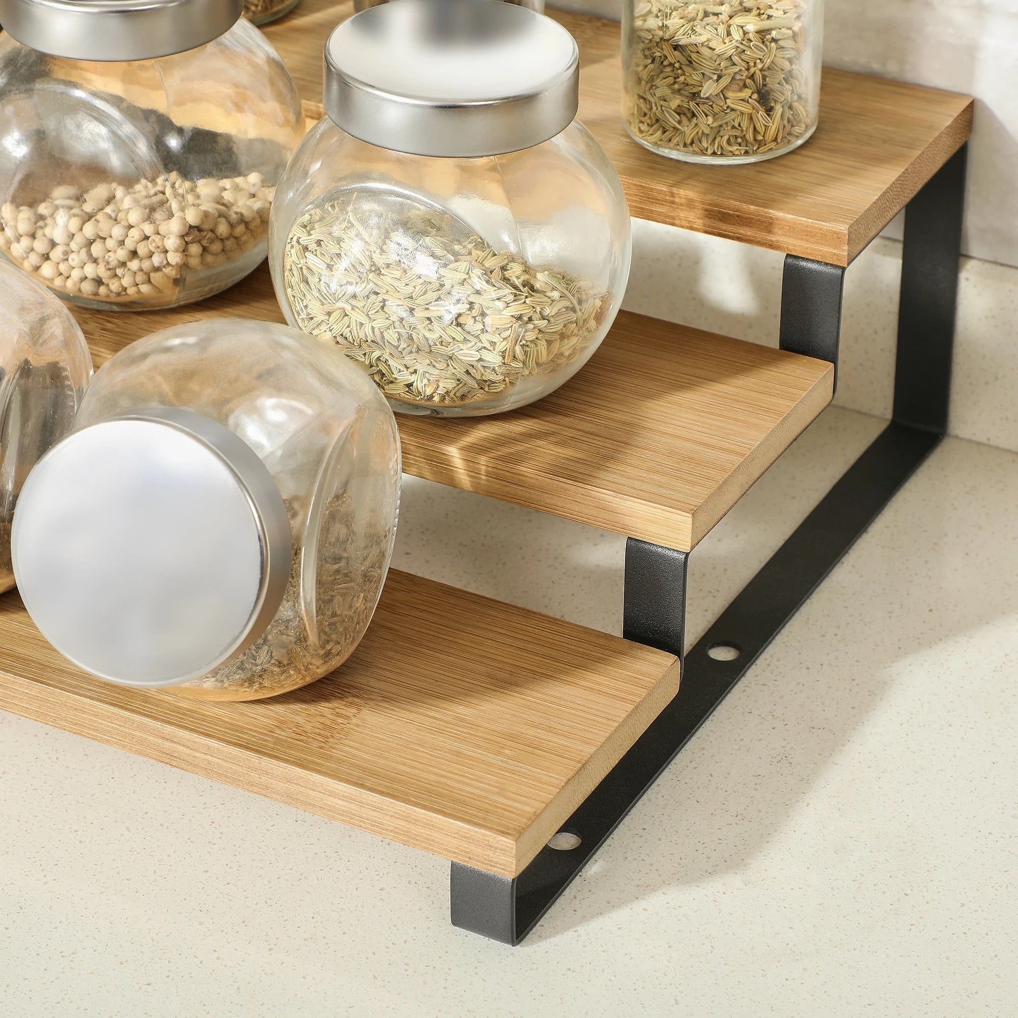 Adjustable Storage Rack - Black