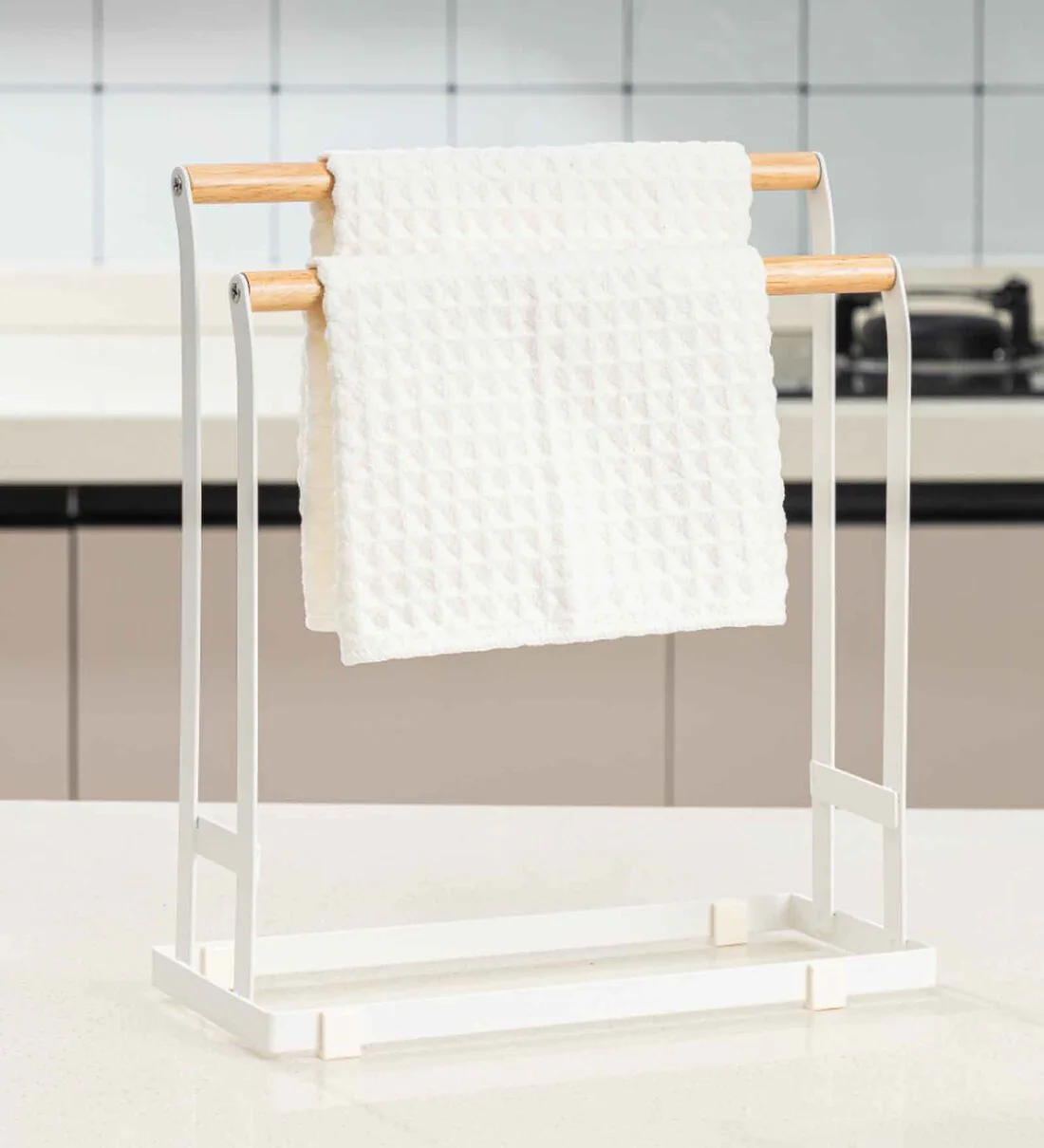 Double Rod Hand Towel Stand