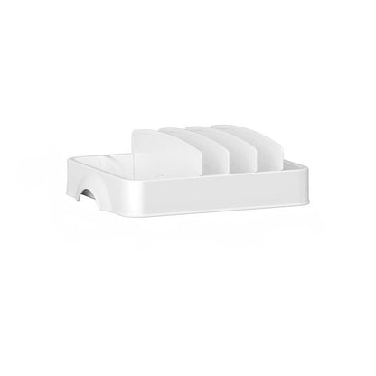 Food Container Lid Organizer - White