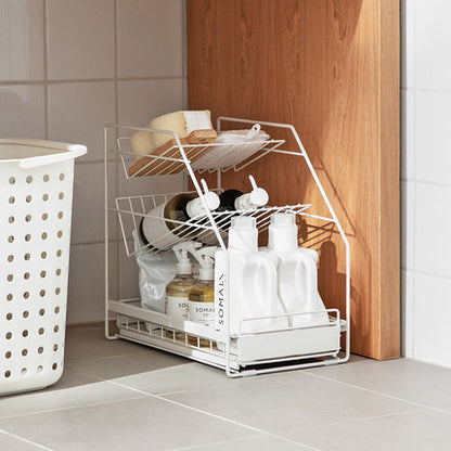 Under Sink Storage - White