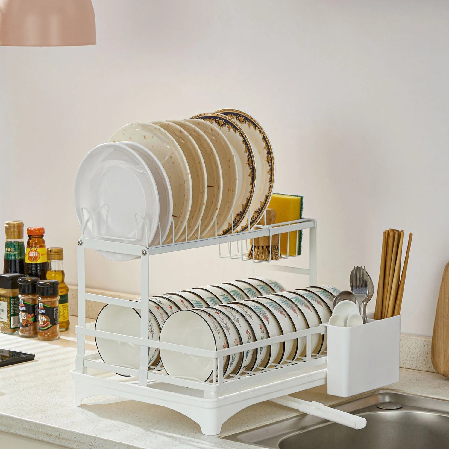 2-Tier Dish Rack