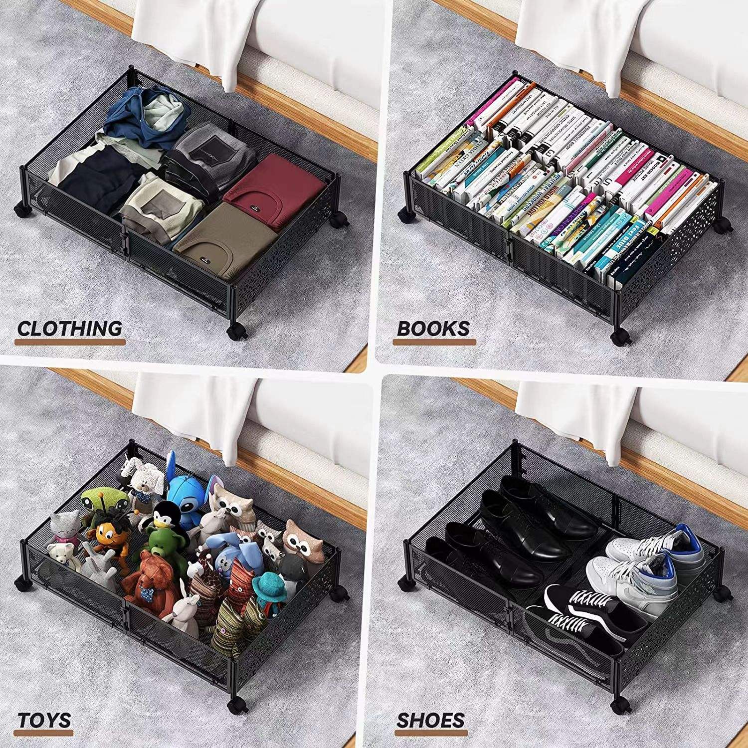 GlideMesh Underbed Organizer
