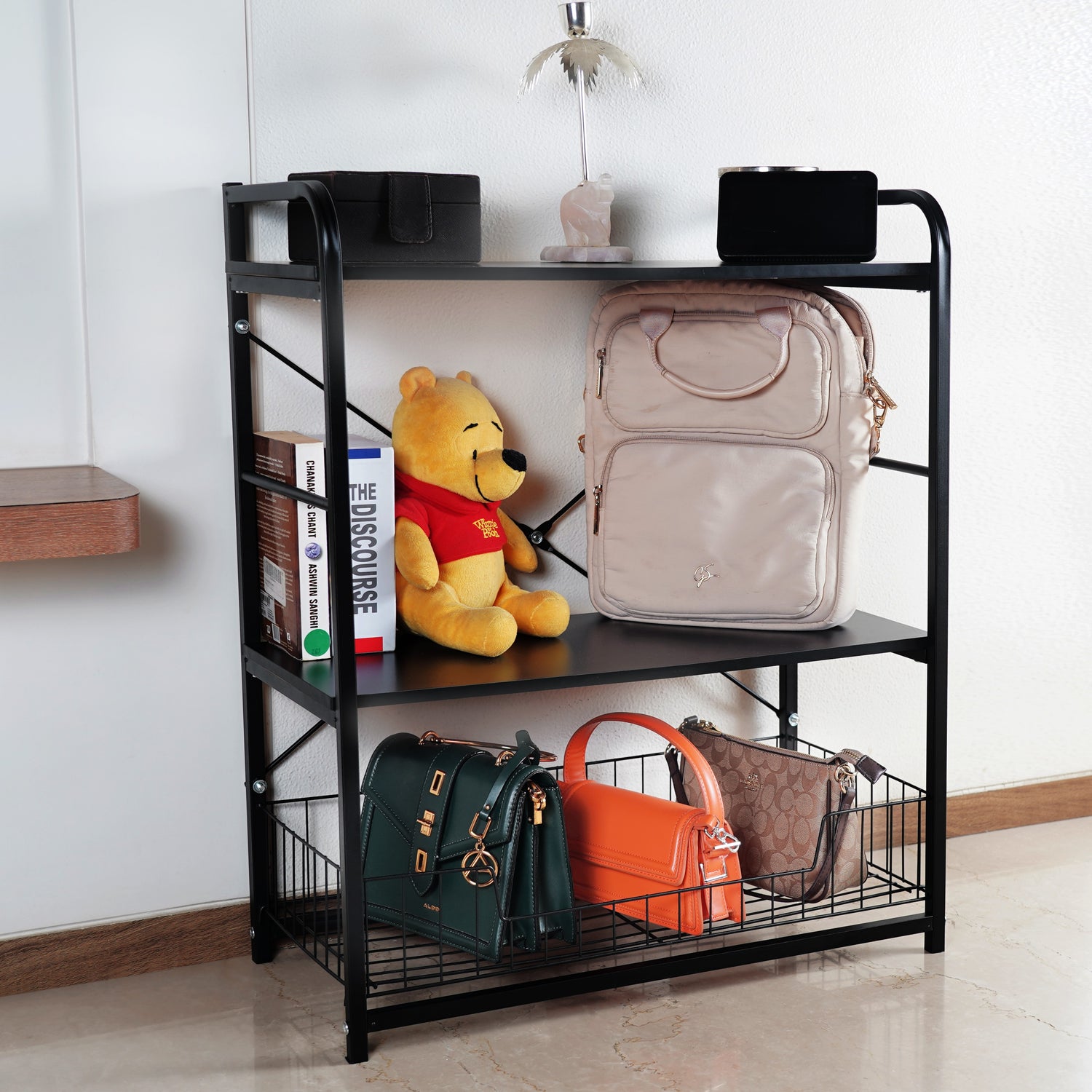 Multi-purpose Storage Trolley - Black