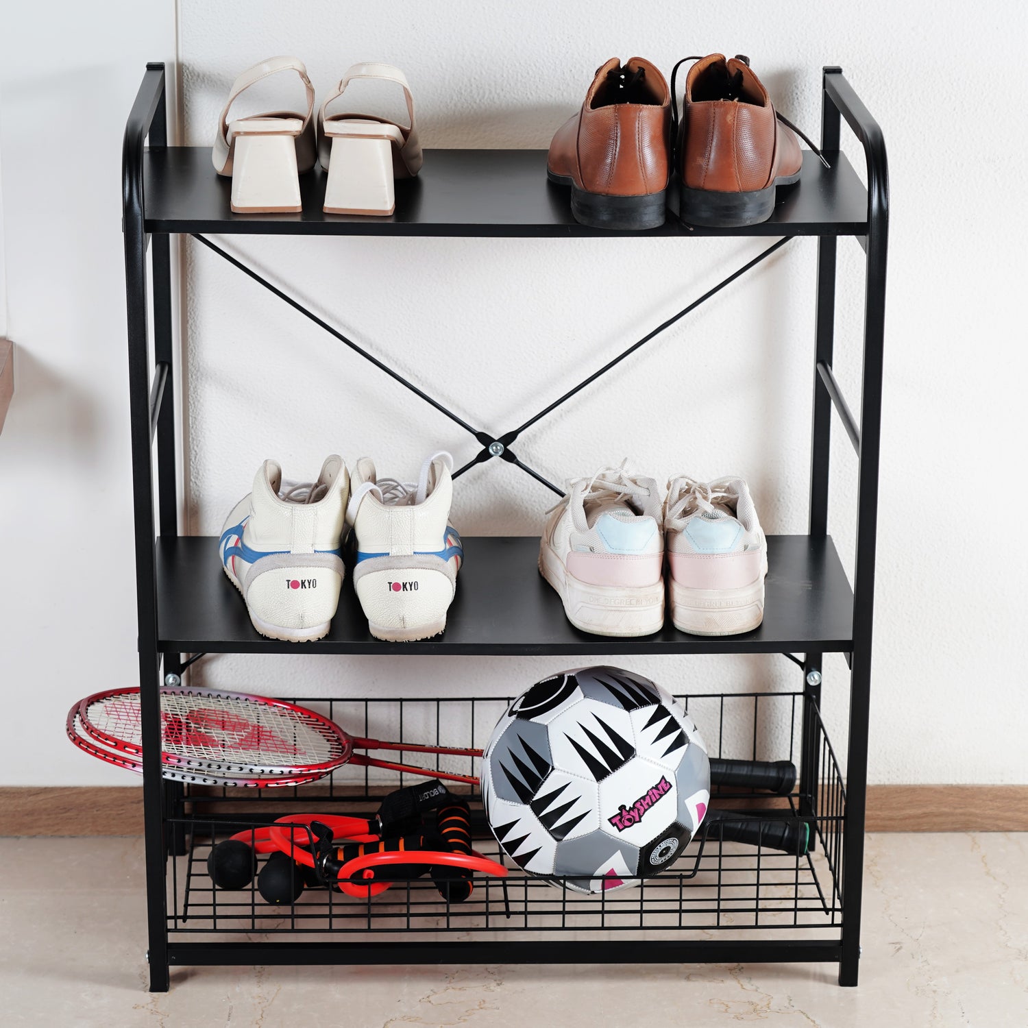 Multi-purpose Storage Trolley - Black