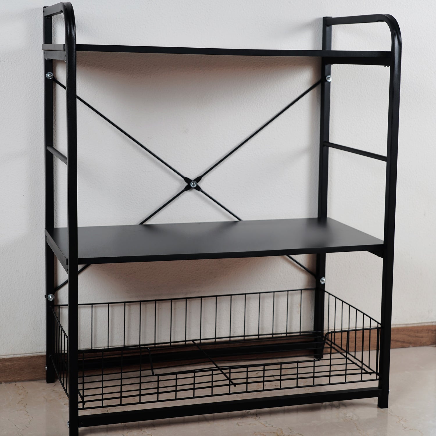 Multi-purpose Storage Trolley - Black