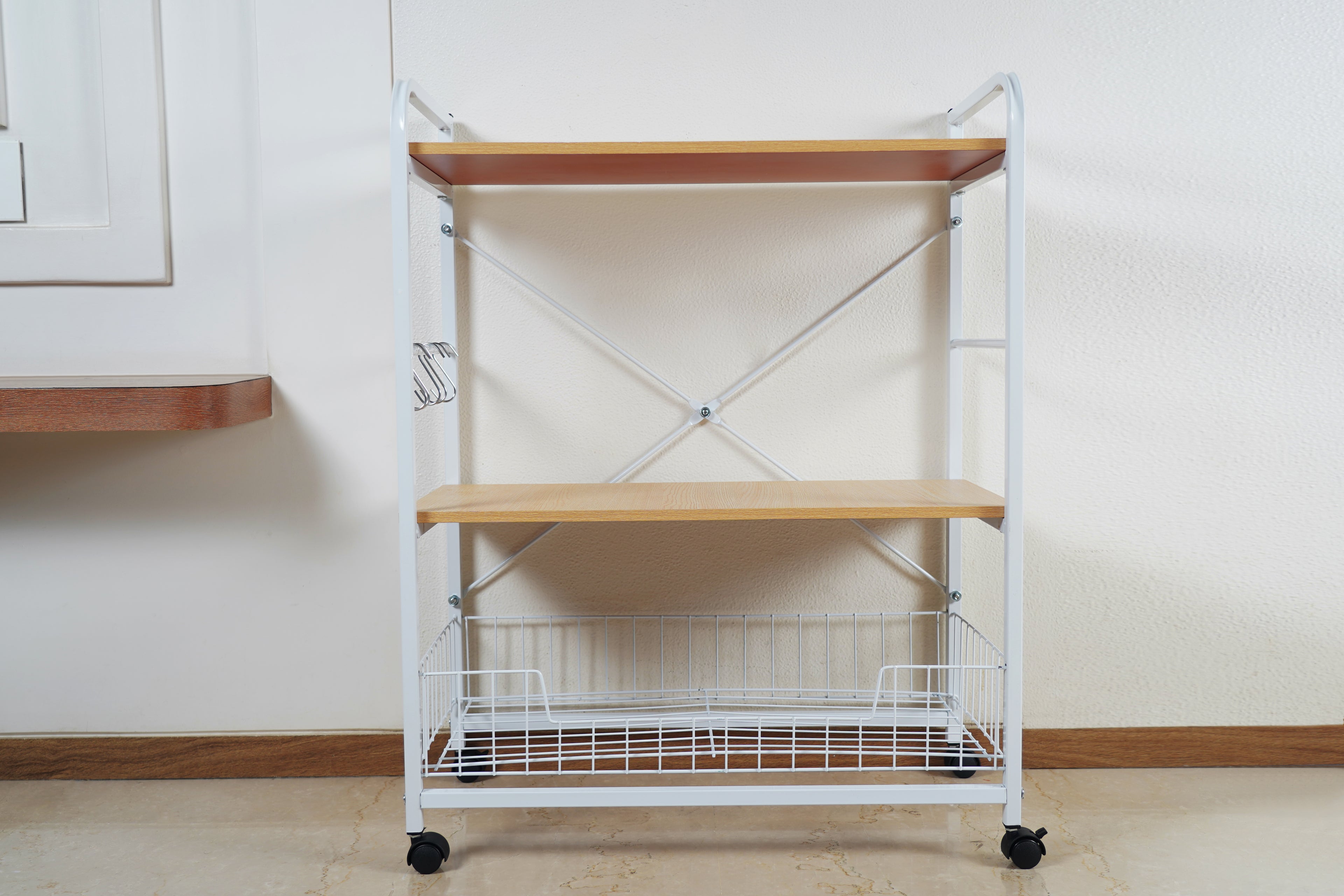 Multi-purpose Storage Trolley - White