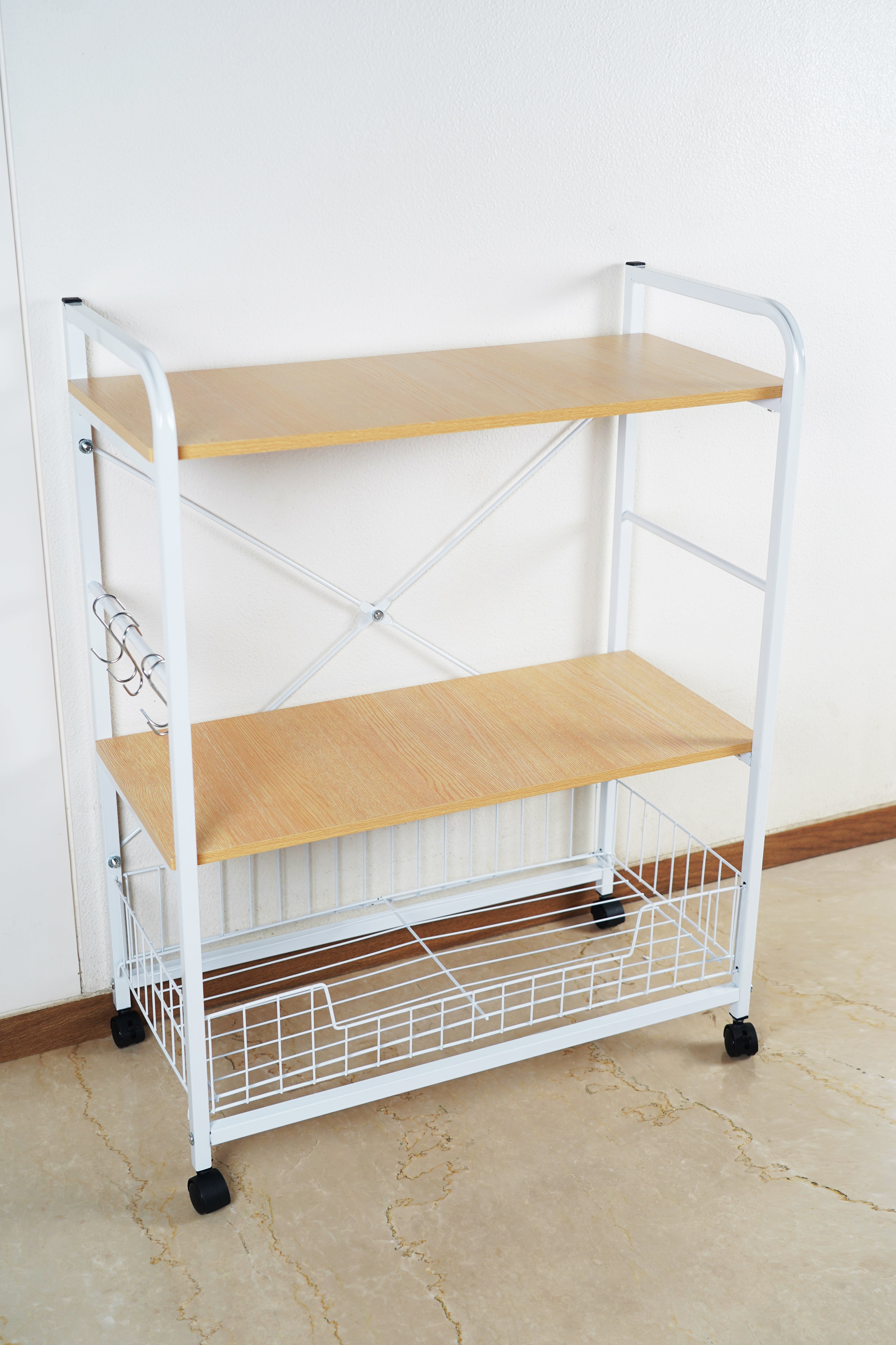 Multi-purpose Storage Trolley - White